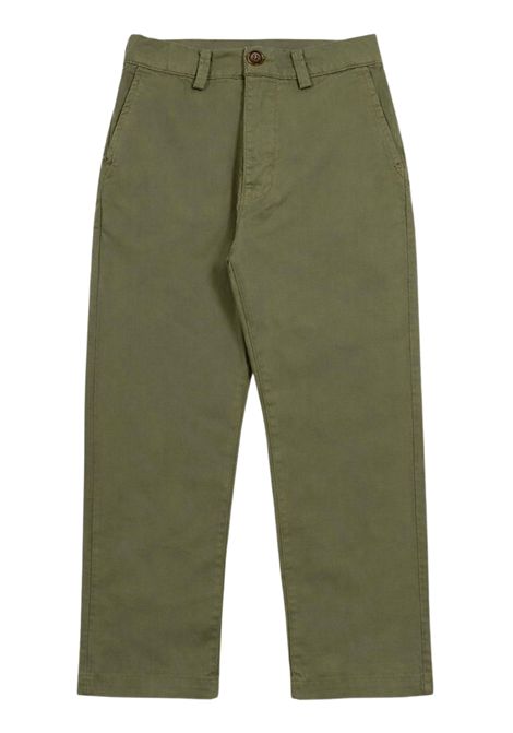Pantalone bambino verde in cotone Manuel Ritz | 3393VERDE
